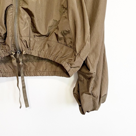 BOGO! Free People FP Movement Way Home Packable Jacket Hood Olive Green Small - Picture 8 of 15